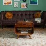 Corbett Sheesham Wood Coffee Table — Dark Brown