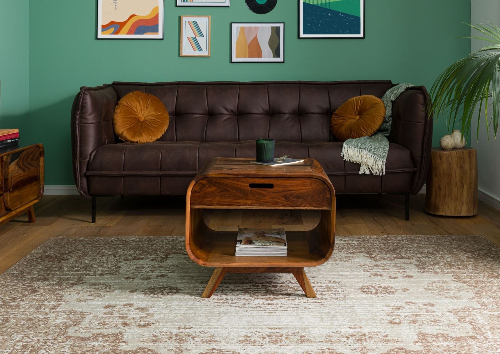 09-200-875-1130-01-1-1.jpg Corbett Sheesham Wood Coffee Table — Dark Brown - Image 1