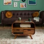 Corbett Sheesham Coffee Table — Dark Brown