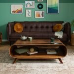 Corbett Sheesham Wood Coffee Table — Dark Brown (120cm) (120cm)