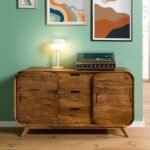 Corbett Sheesham Wood Sideboard — dark brown