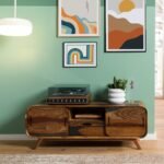 Corbett Sheesham Wood TV Unit — Dark Brown