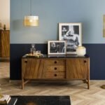 Darien Mango Wood Sideboard — Granite Top (140cm)