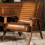 Boston Chesterfield Chair — Brown Leather