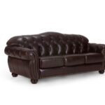 Chesterfield Harold Leather Sofa — Dark Green Leather