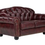Chesterfield Harold 2-Seater Sofa — Red Leather