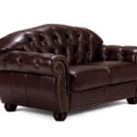 Chesterfield Harold 2-Seater Sofa — Dark Brown Leather