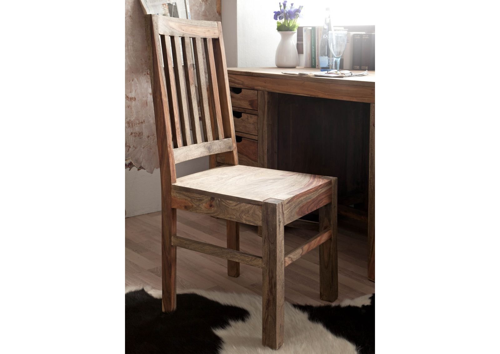 1-6.jpg Grayse Sheesham Dining Chair - Image 1