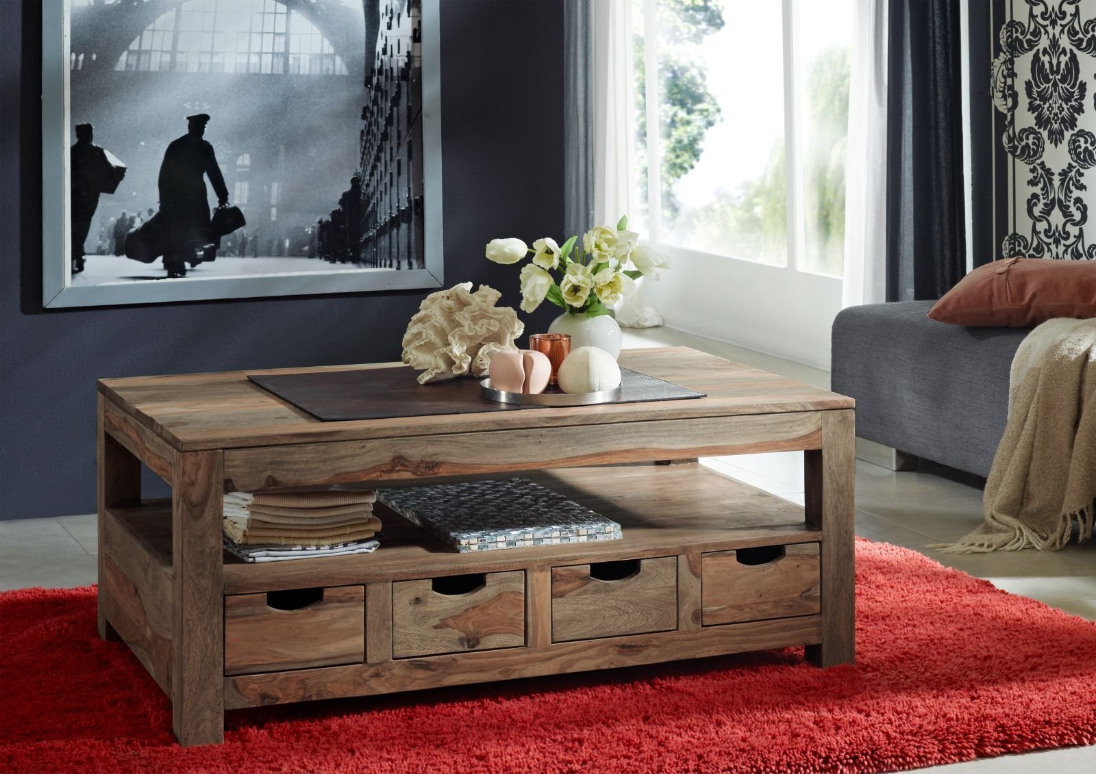 1.jpg Grayse Sheesham Coffee Table - Image 1