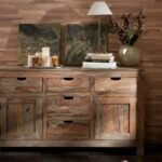 Grayse Solid Sheesham Wood Sideboard