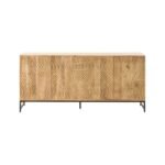 Earth Premium Acacia Wood Sideboard — Natural