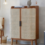 Mandor Premium Rattan Shoe Rack — Honey Tonned