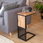 Albert Premium Metal C Table — Honey Tonned
