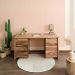 Ranthambhor Sheesham Wood Study Desk — Natural