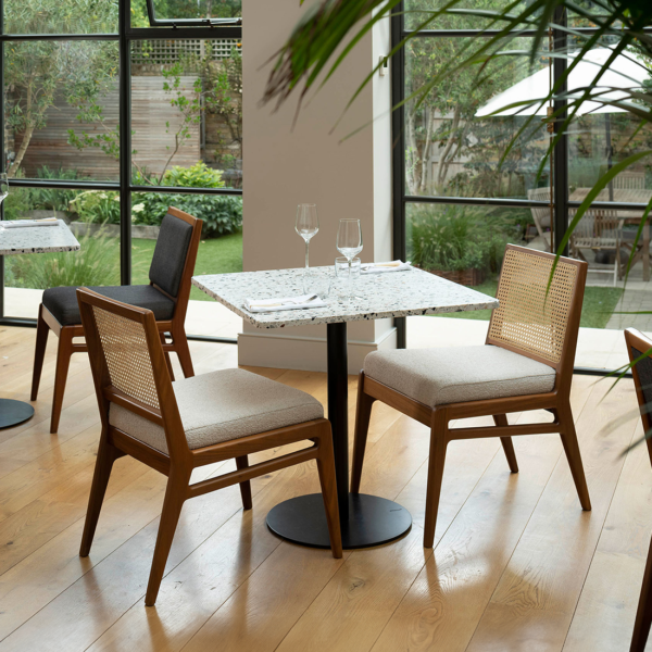 Furniture Export Packaging from India 5 Ludo solid wood dining chair with contoured seat