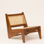 Mandor Premium Cane Lounge Chair — Teak Finish