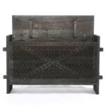 Jodhpur Traditional Design Multipurpose Trunk Cabinet — Black