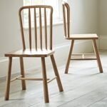 Ella Scandinavian Style Oak Wood Dining Chair — Natural