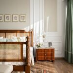Mandor Premium Cane Solid Wood Bed — Honey Tonned
