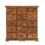 Rustic Solid Wood Apothecary Cabinet