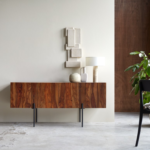 Tolka Solid Sheesham Tall Sideboard — Teak