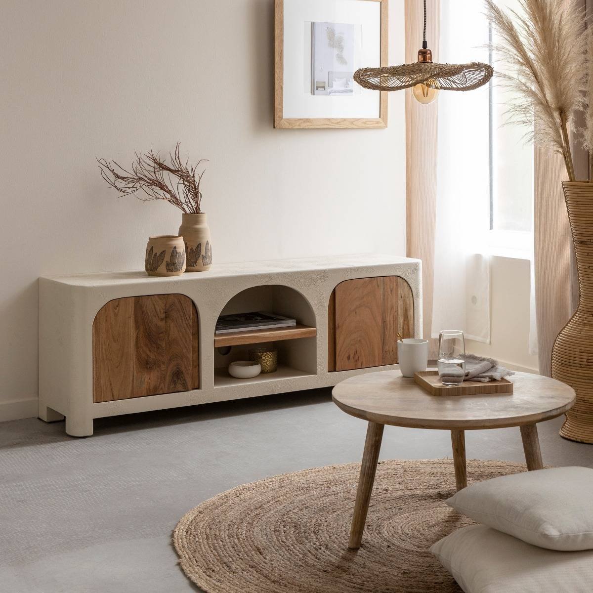 mind21-meubletv-amb-1_1-1.jpg Fade Natural Solid Wood TV Unit — Natural & White - Image 1
