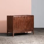Adam Solid Wood Sideboard — Dark Brown